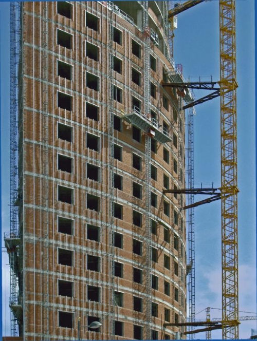 Arriostramientos. Edificio Iberdrola