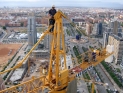 Montaje Hotel Hilton a 140m altura