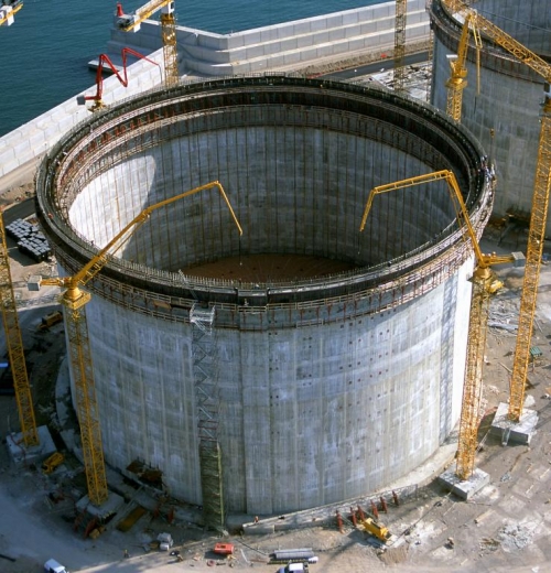 Torres hormigonado (245 ECH). Planta Regasificadora